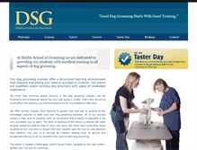 Tablet Screenshot of learndoggrooming.ie